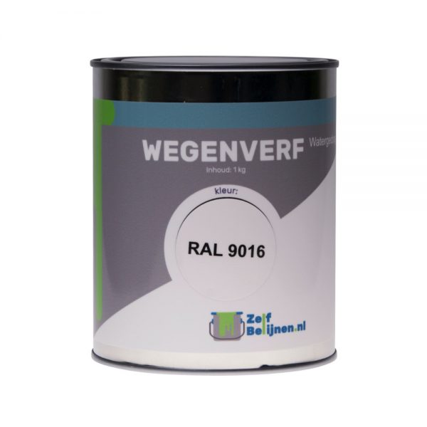 Watergedragen Witte Wegenverf Ral 9016