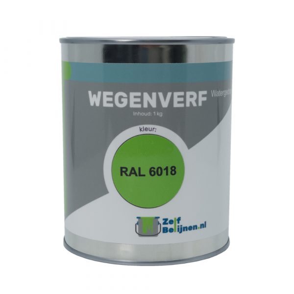 Watergedragen Groene Wegenverf Ral 6018